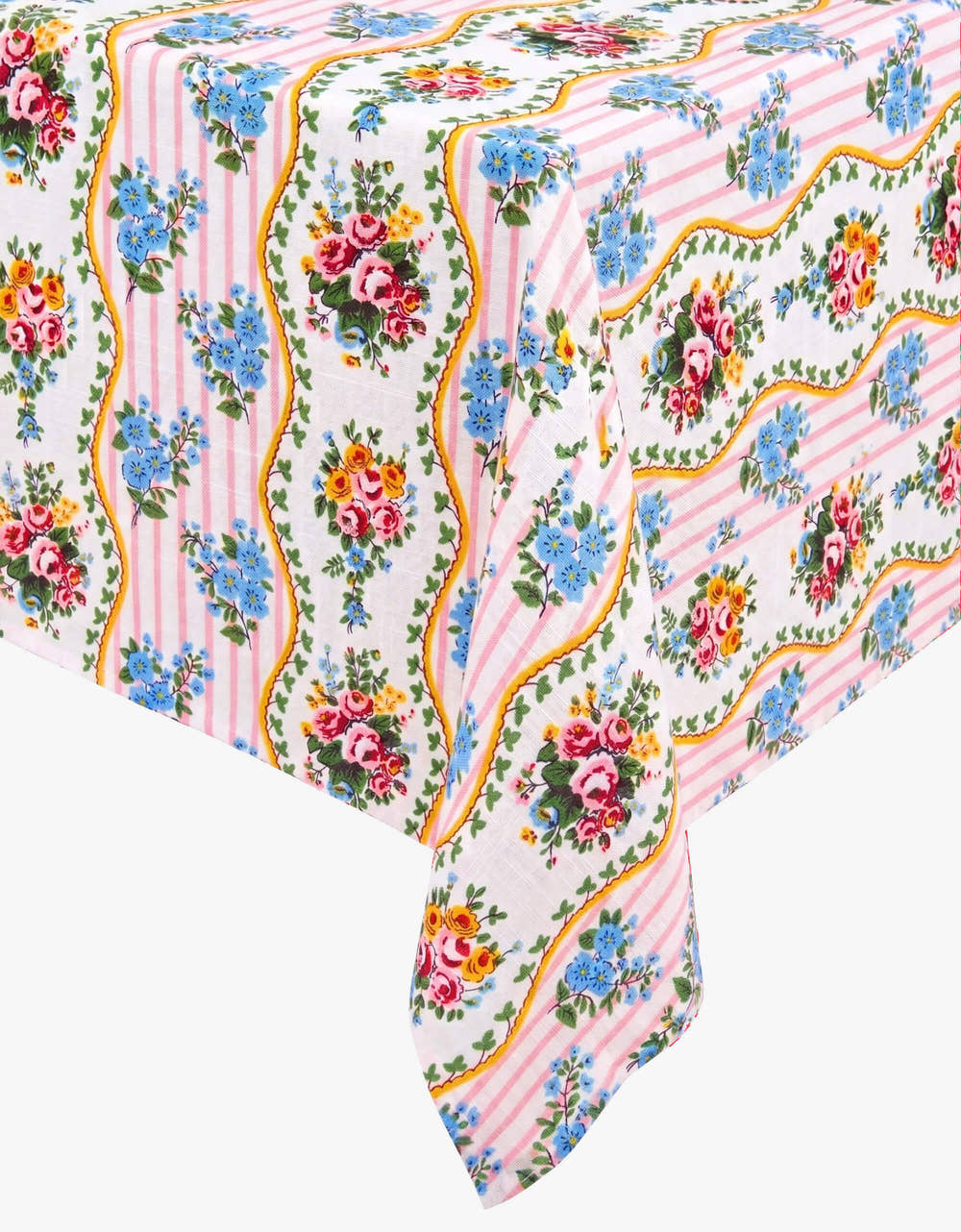Pink City Prints Vintage Bouquet Tablecloth