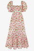 Pink City Prints Vintage Ditsy Simone Dress