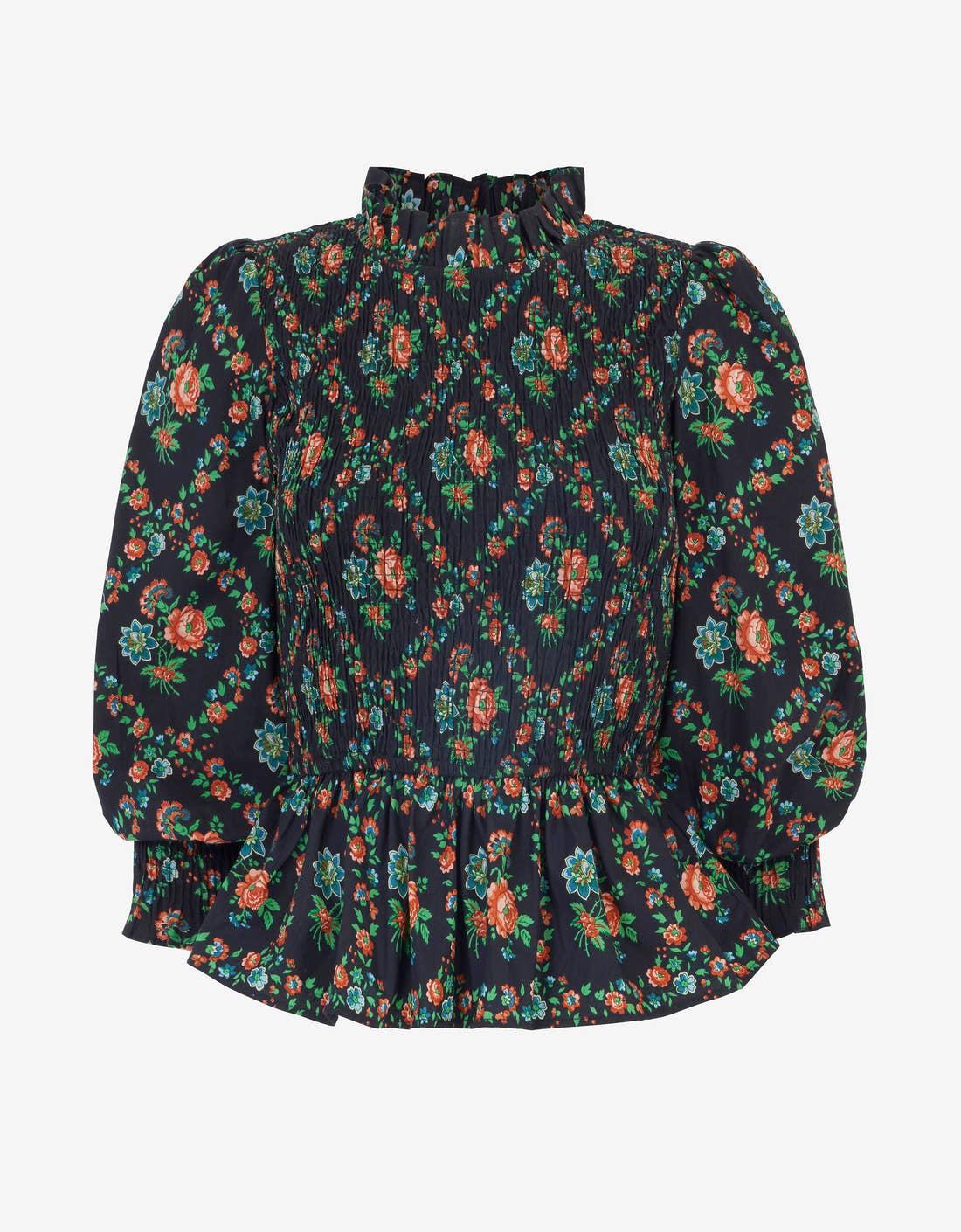 Pink City Prints Vintage Trellis Isabel Top