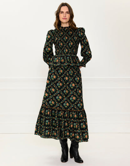 Pink City Prints Vintage Trellis Mabel Skirt