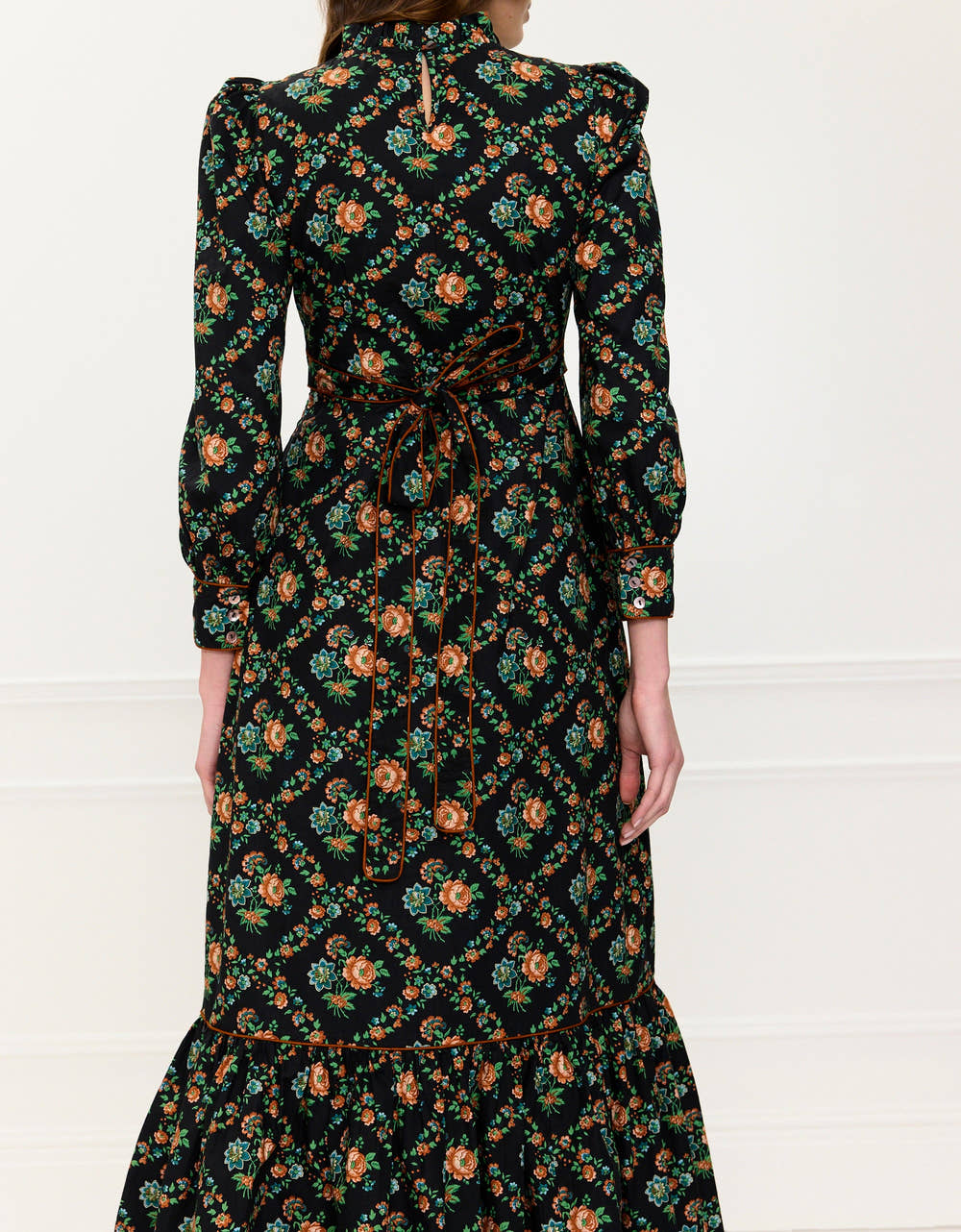 Pink City Prints Vintage Trellis Petworth Dress