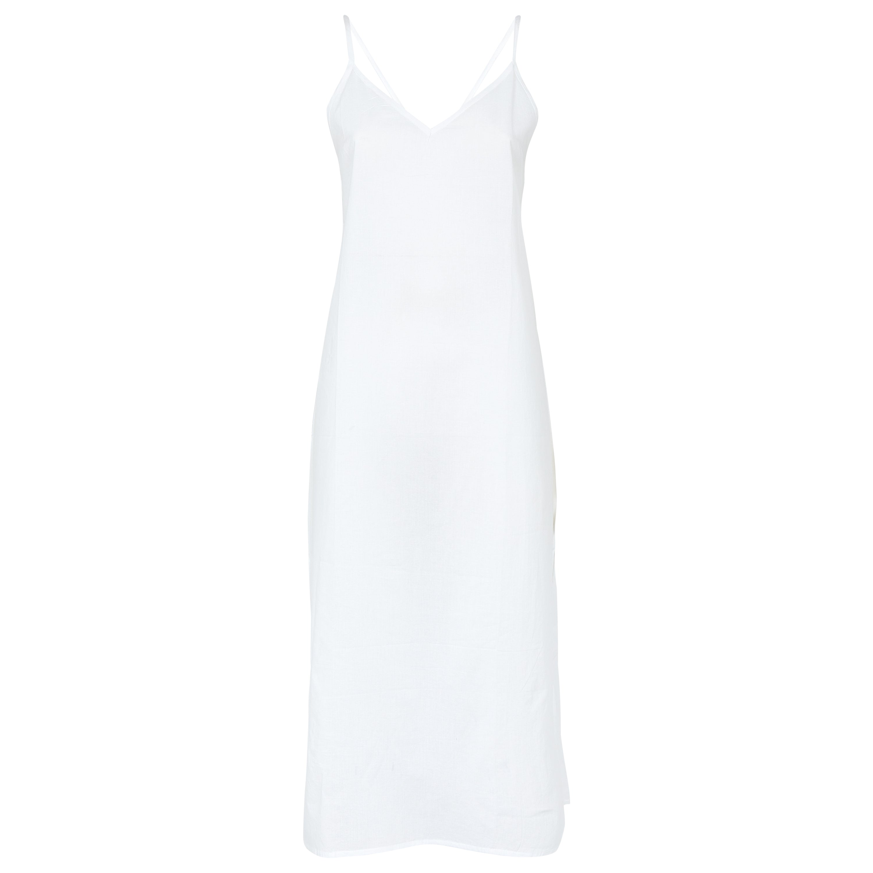 Pink City Prints V Neck Cotton Slip